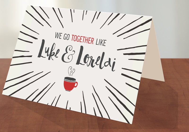 Luke & Lorelai Greeting Card ($6)