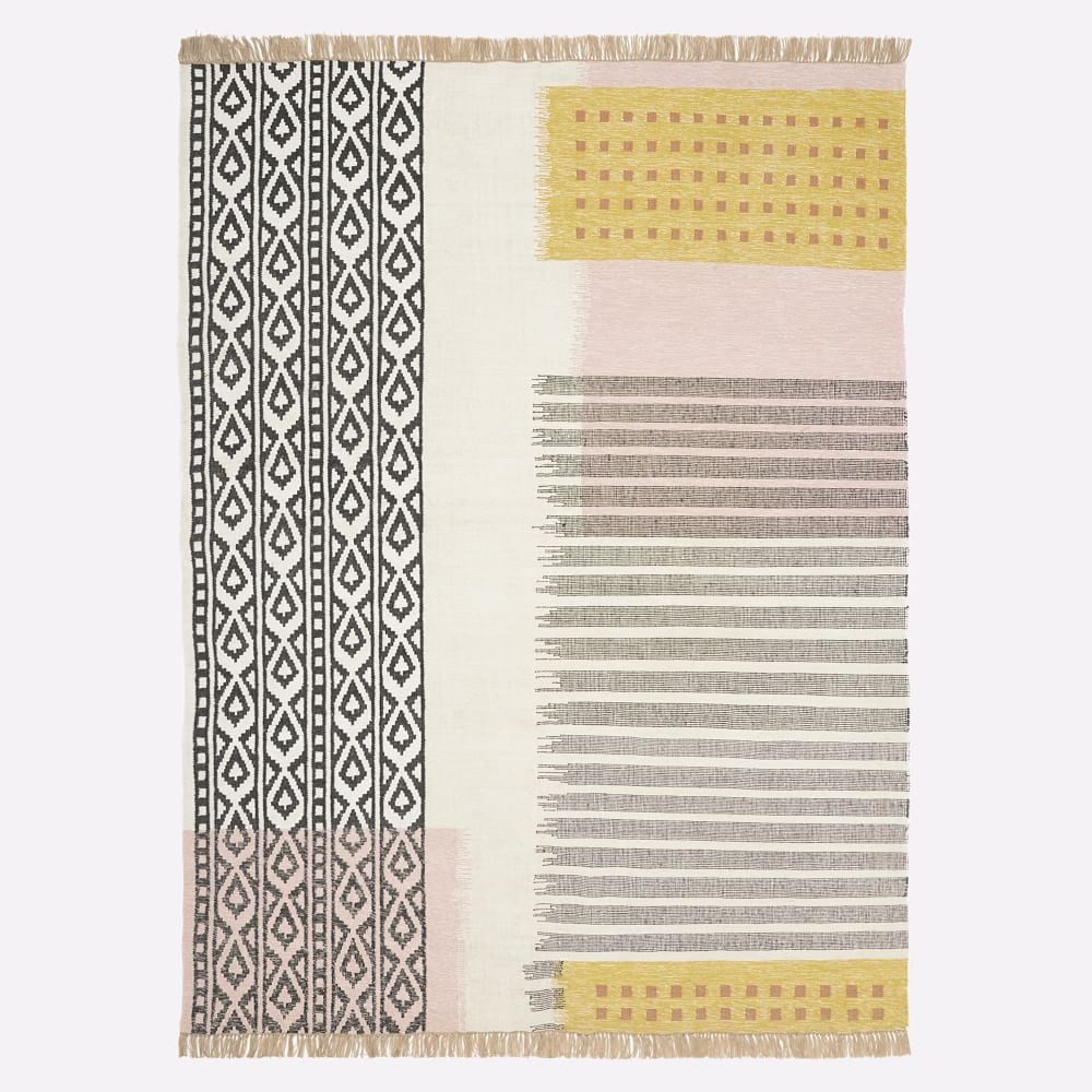 West Elm Ikat Mix Indoor/Outdoor Rug The Best and Most Comfortable