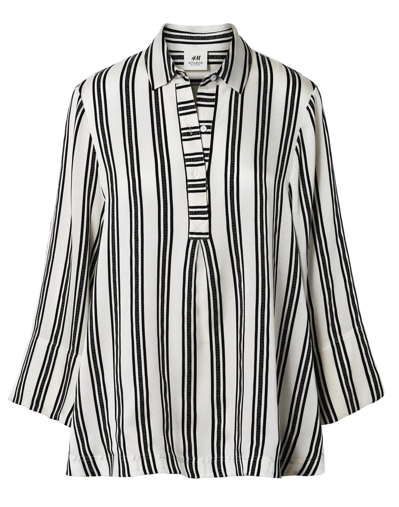Silk-Blend Grosgrain Blouse ($80)
