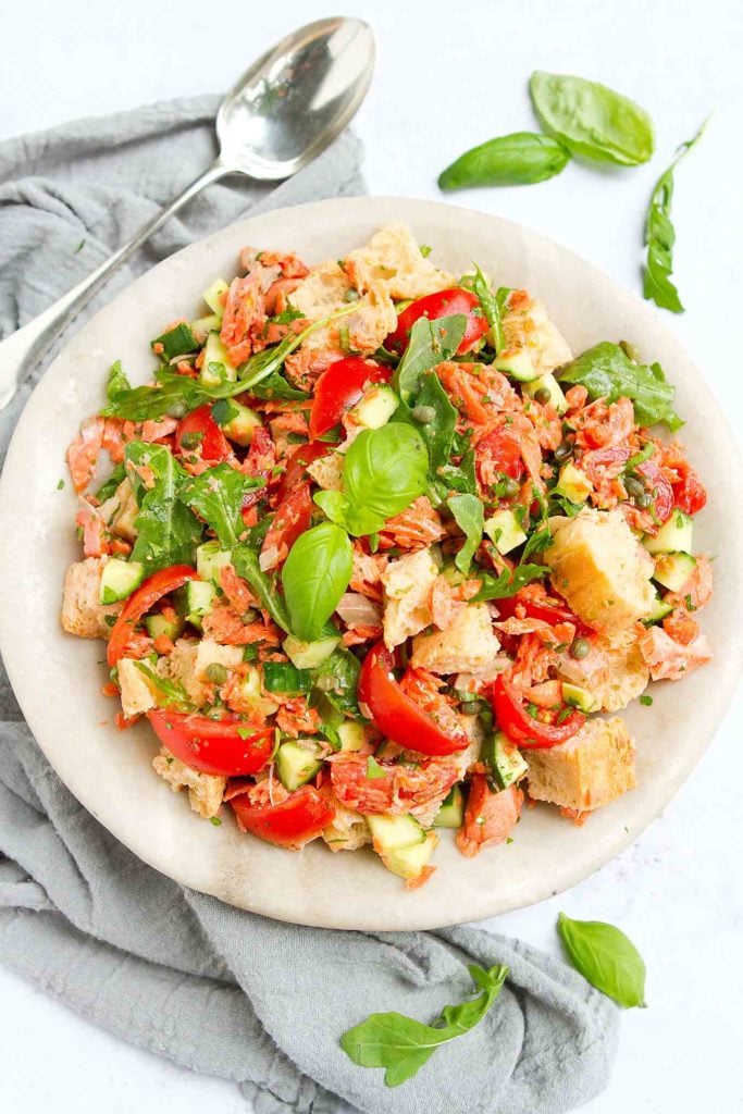 Salmon Panzanella Salmon Panzanella