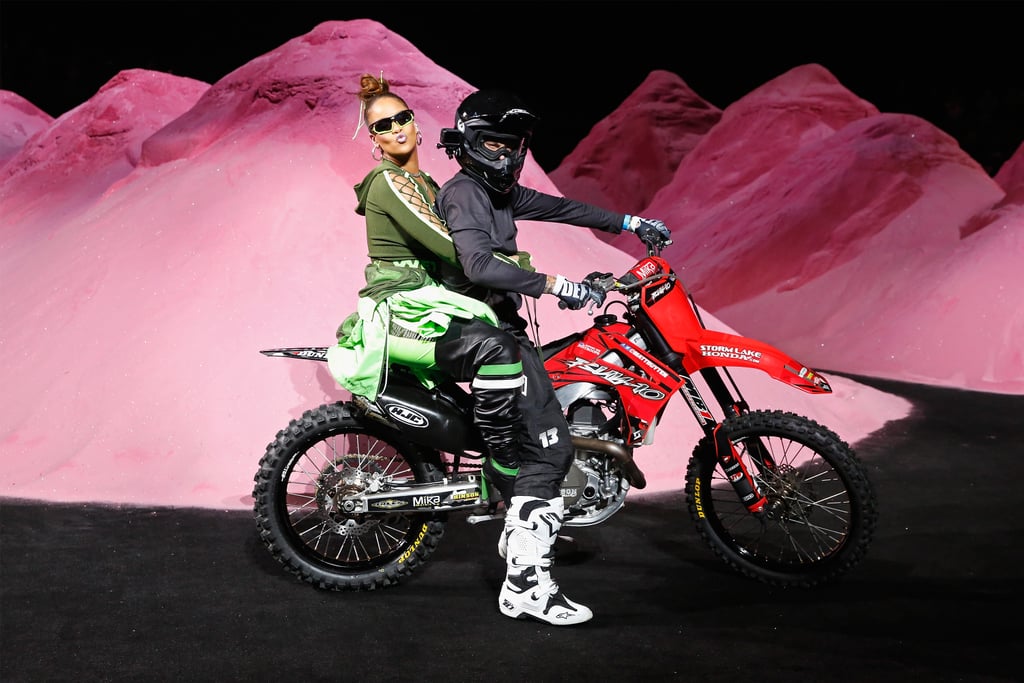 Rihanna Closed Her Fenty x Puma Spring '18 Show on the Back of a Motorbike