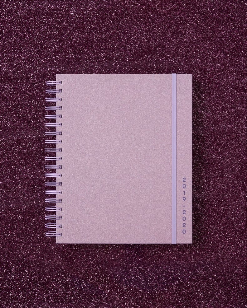 Lilac Glitter Medium 17-Month Academic Planner