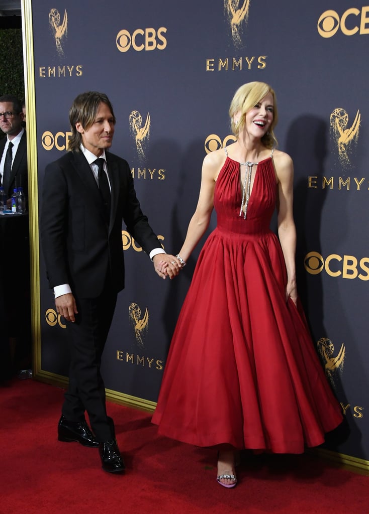 Nicole Kidman and Keith Urban at the 2017 Emmys