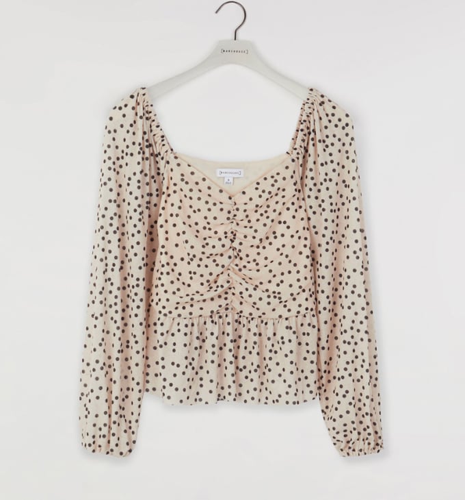 Warehouse polka dot top hotsell