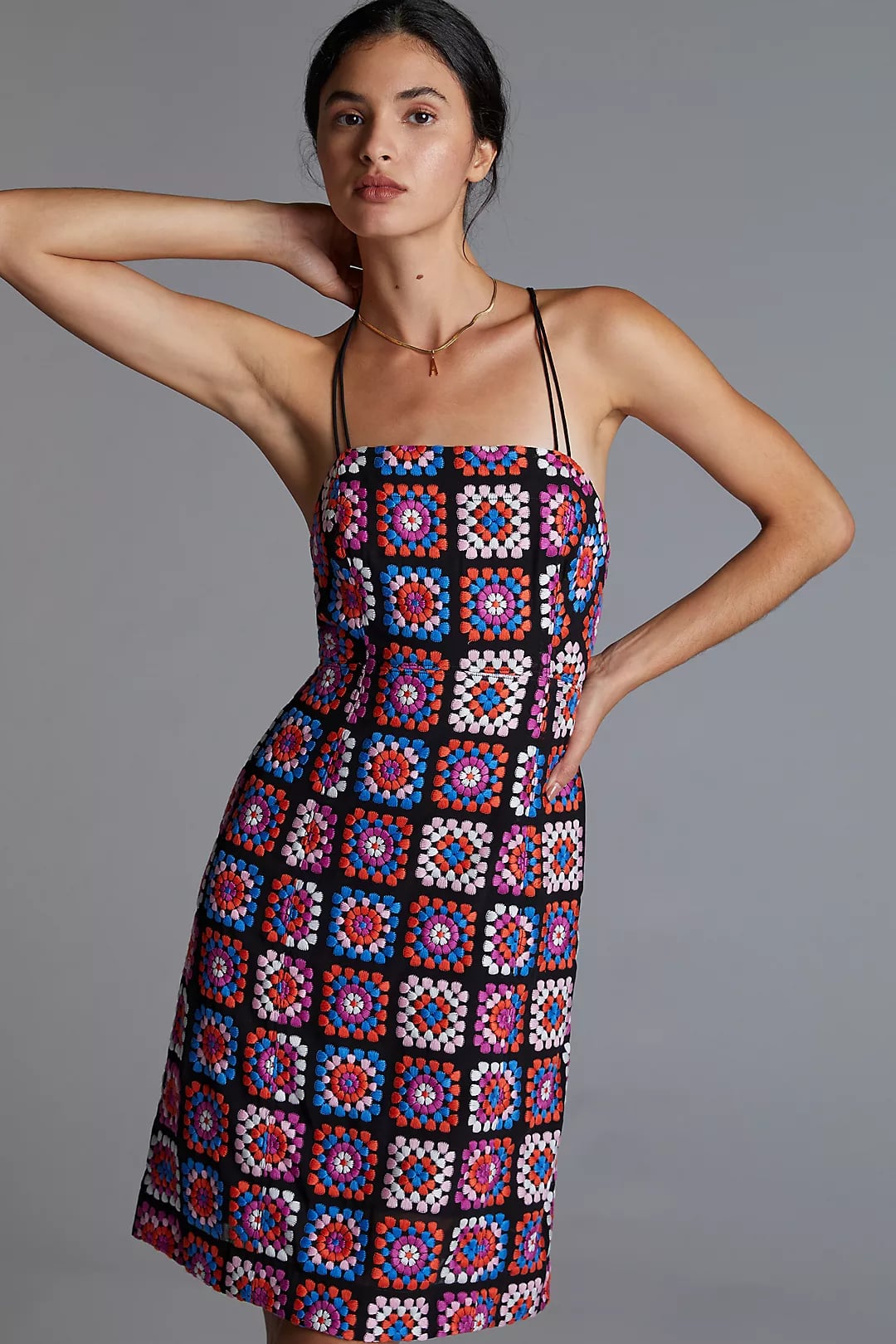 Anthropologie Hand-Crocheted Mini Dress - icaten.gob.mx