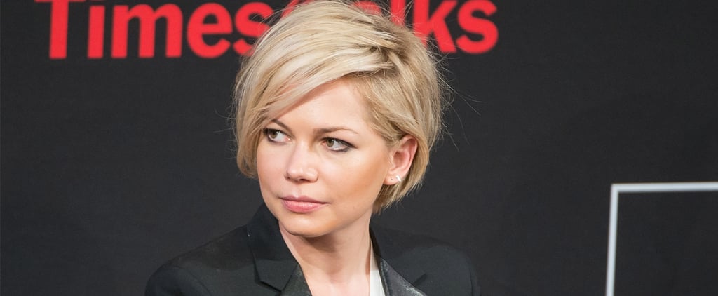 Michelle Williams Grown-Out Hair February 2014