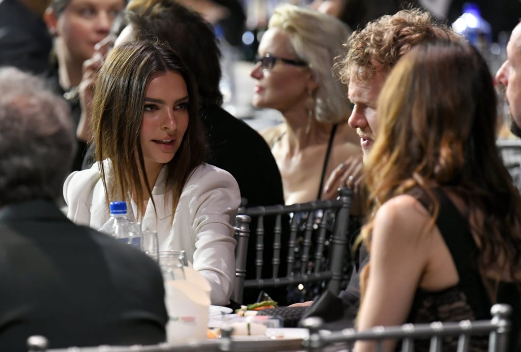 Emily Ratajkowski and Sebastian Bear-McClard at the 2020 Critics' Choice Awards