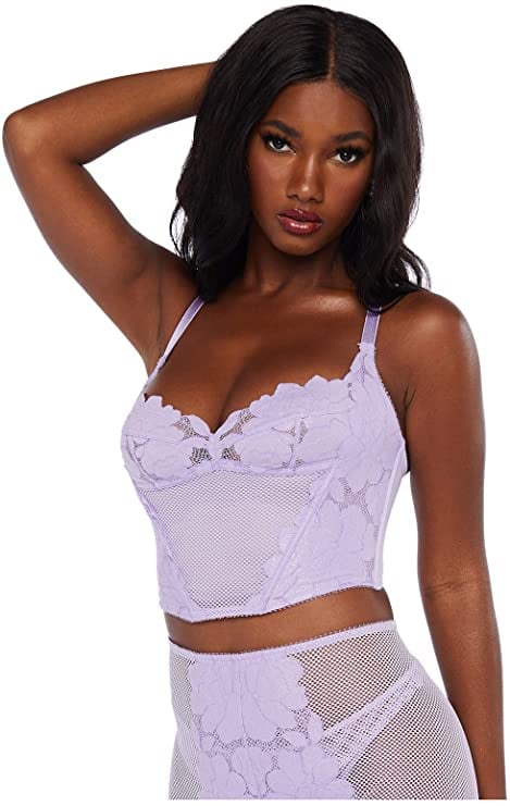 Savage X Fenty Floral Glow Lace Bustier