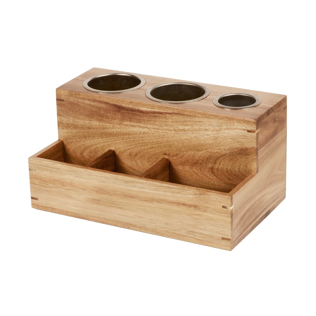Wood hair tool organizer clearance