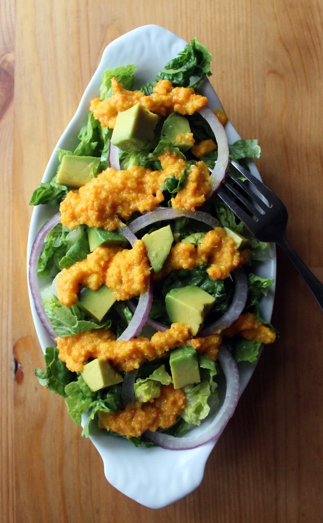 Simple Salad With Carrot-Miso Dressing