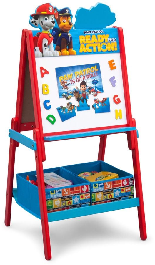 Wooden Activity Easel With Storage