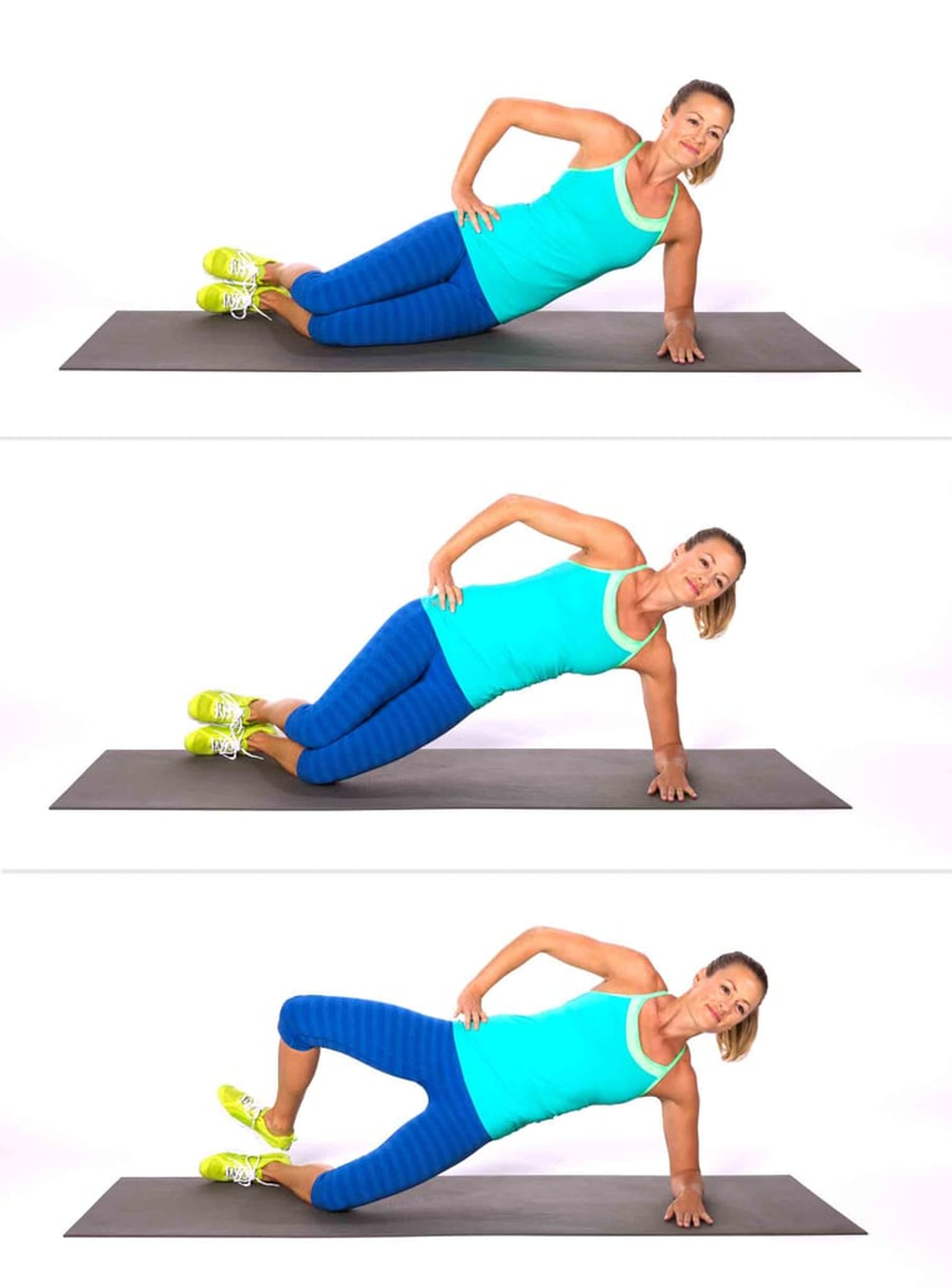 How to Do a Plank With a Clamshell POPSUGAR Fitness