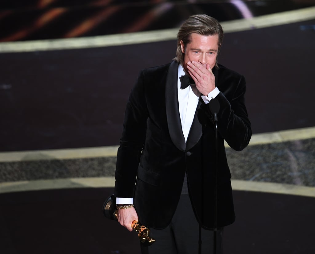 Brad Pitt at the 2020 Oscars