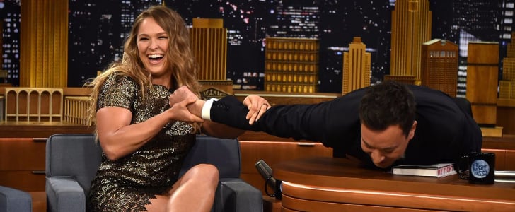 Ronda Rousey Puts Jimmy Fallon in Armbar