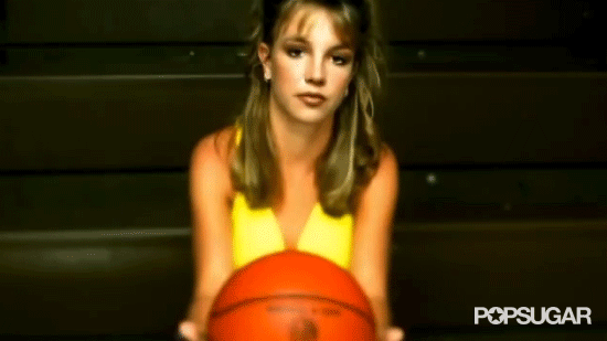 Britney was a member of her school basketball team.