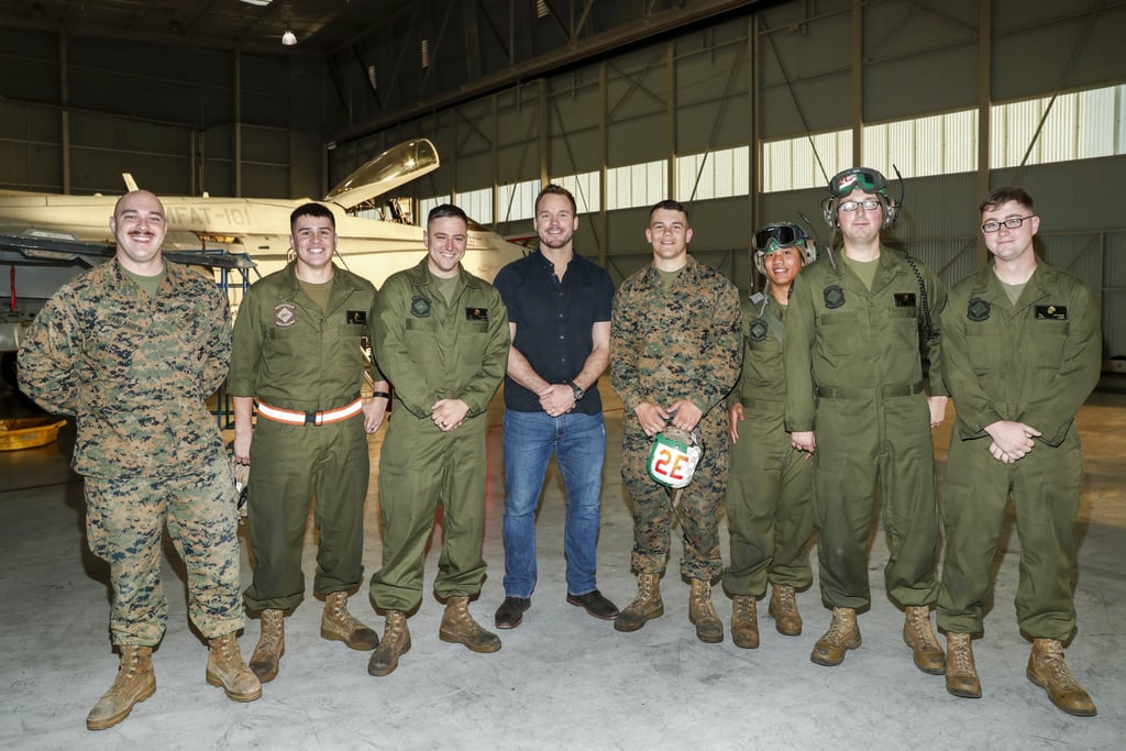 Chris Pratt at Marine Corps Base in San Diego Photos 2016