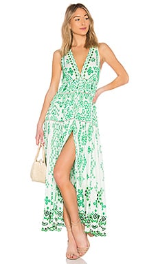 Rococo Sand Jade Maxi Dress