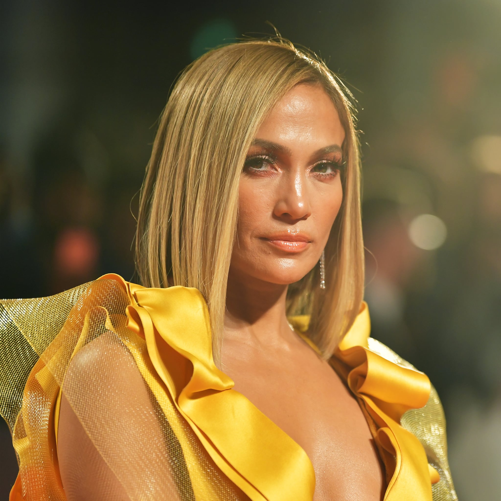 Jennifer Lopez S Blond Lob Haircut Popsugar Beauty Australia Photo 5