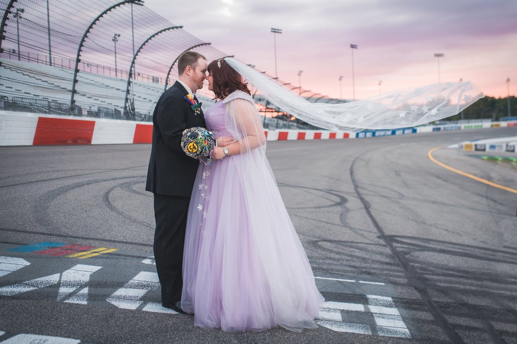 Custom Colored Wedding Dress