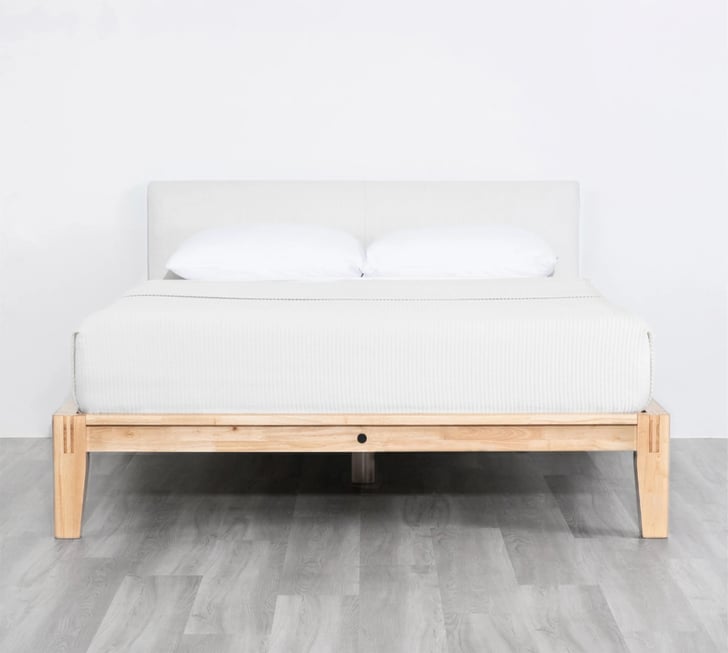 Thuma Bed Frame in Natural and Light Linen Thuma Bed Frame Editor Review POPSUGAR Home Photo 3