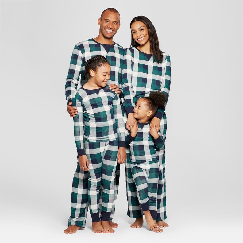 Green Plaid Family Pajamas Collection