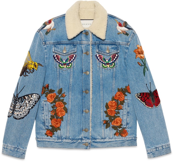 Gucci Embroidered Denim Jacket