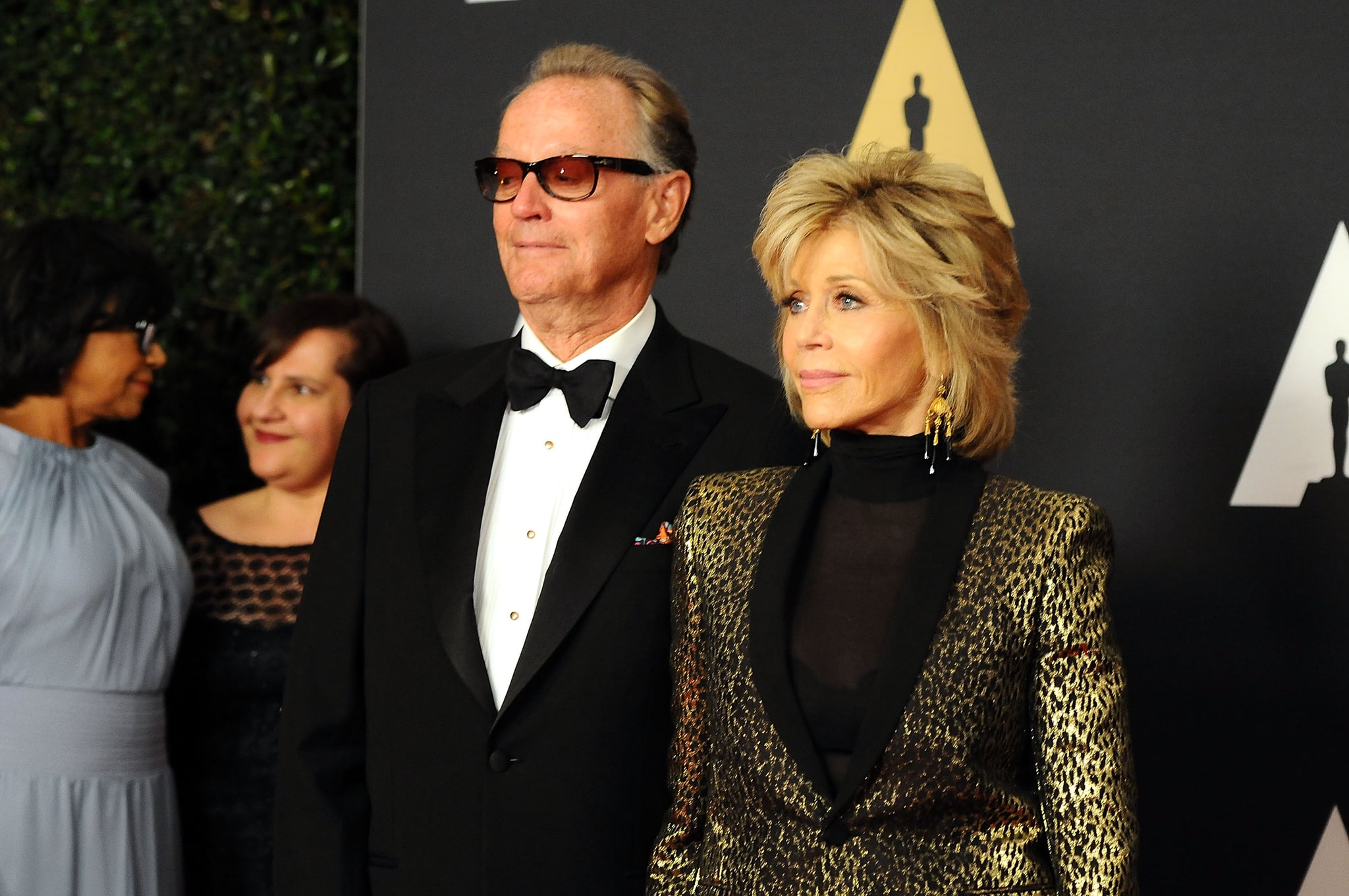 HOLLYWOOD, CA - NOVEMBER 14:  Peter Fonda and Jane Fond attend the Academy of Motion Picture Arts and Sciences' 7th Annual Governors Awards at The Ray Dolby Ballroom at Hollywood & Highland Centre on November 14, 2015 in Hollywood, California.  (Photo by Araya Diaz/WireImage)