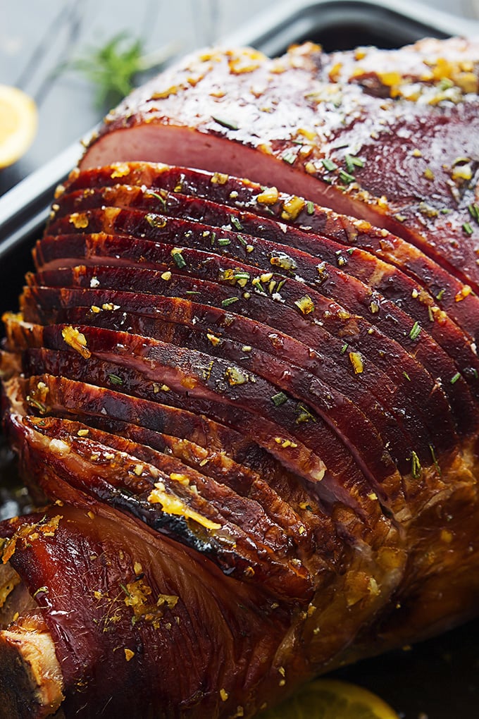Traditional: Rosemary Citrus Glazed Ham