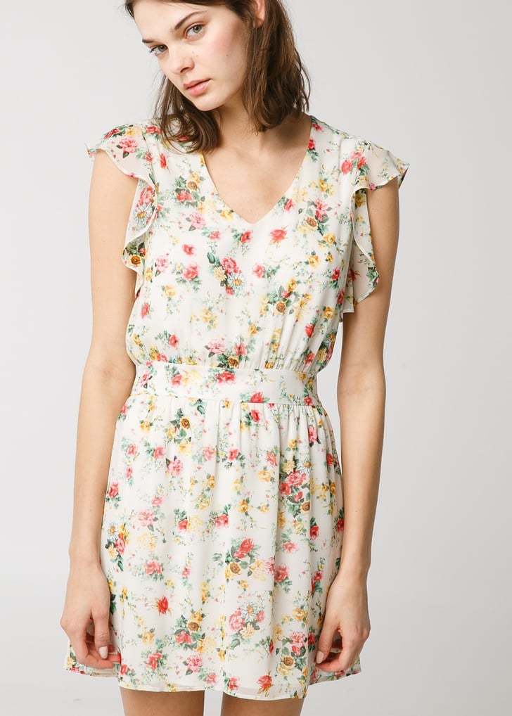 Mango Floral Chiffon Dress ($35, originally $60) | What to Wear For ...