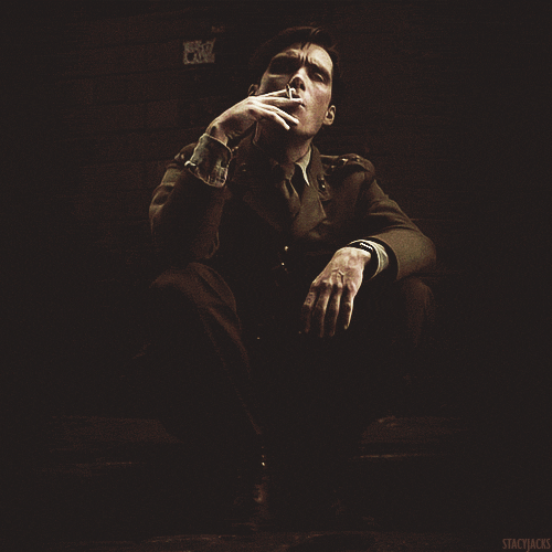 Smoking is terrible for you, but watching Murphy smoke (in an army uniform, no less) is good for the soul.