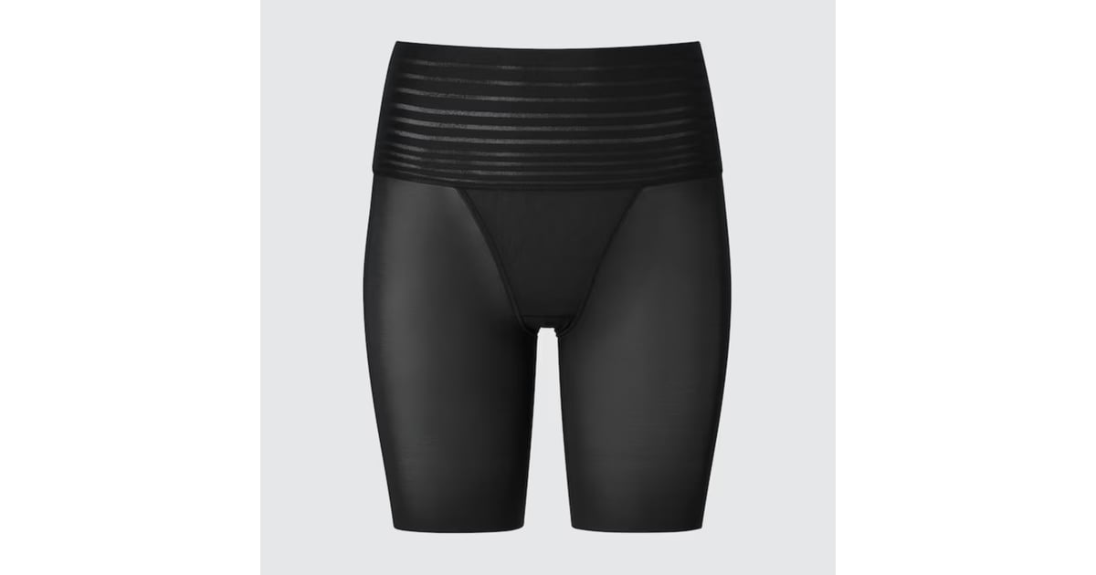 Uniqlo AIRism Smooth Body Shaper Unlined Half Shorts in Black ($15