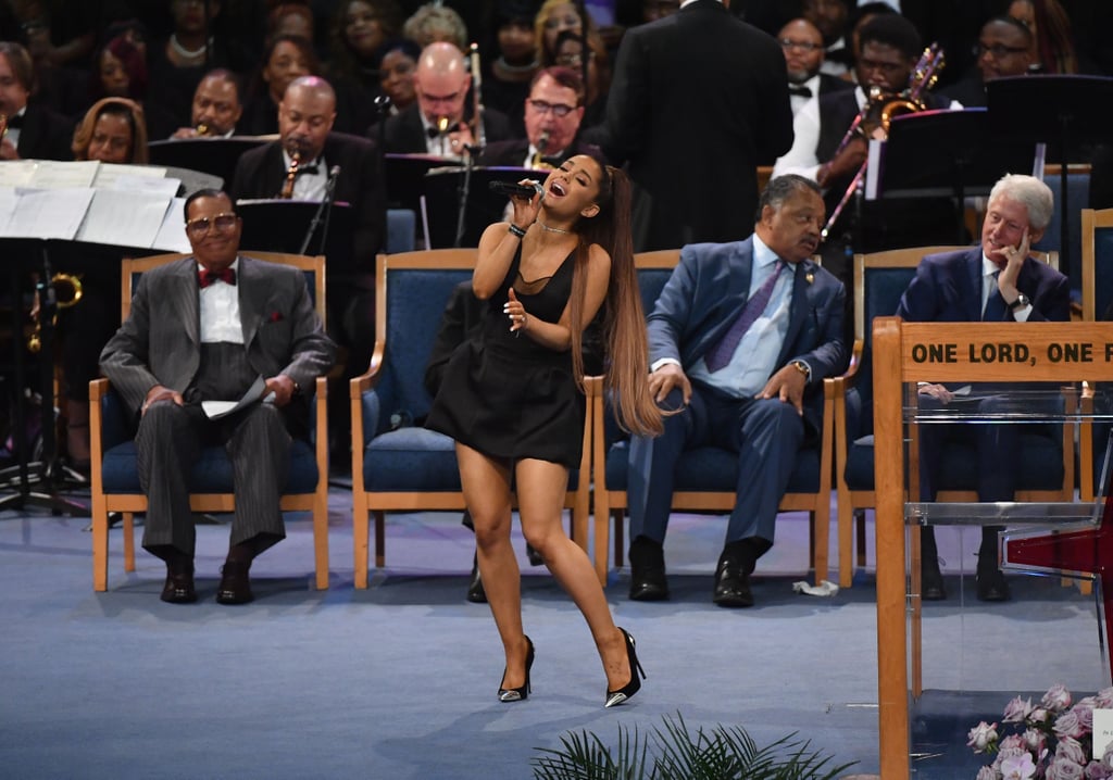 Ariana Grande Performance at Aretha Franklin's Funeral