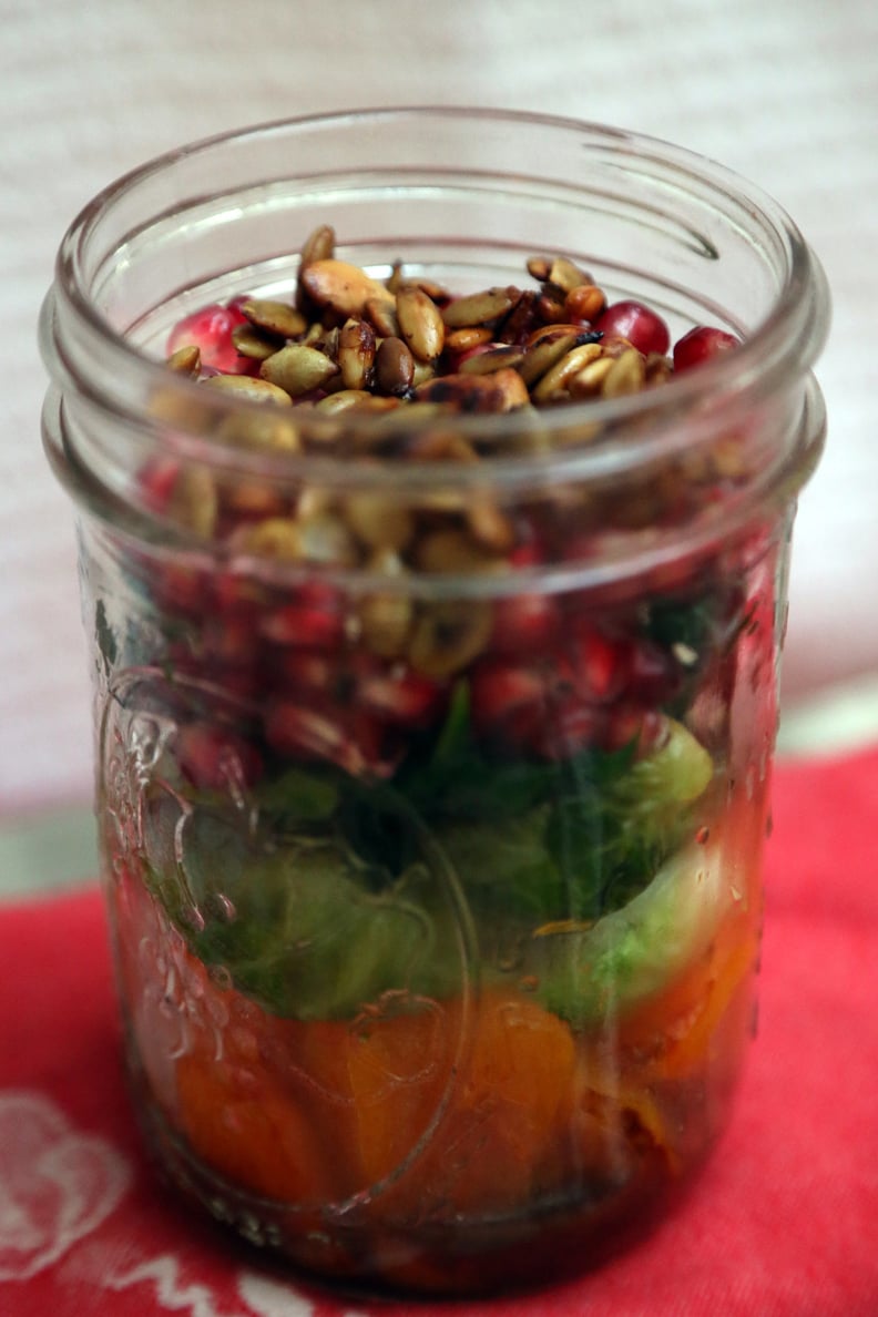 Butternut Squash and Brussels Sprouts Salad With Pomegranate