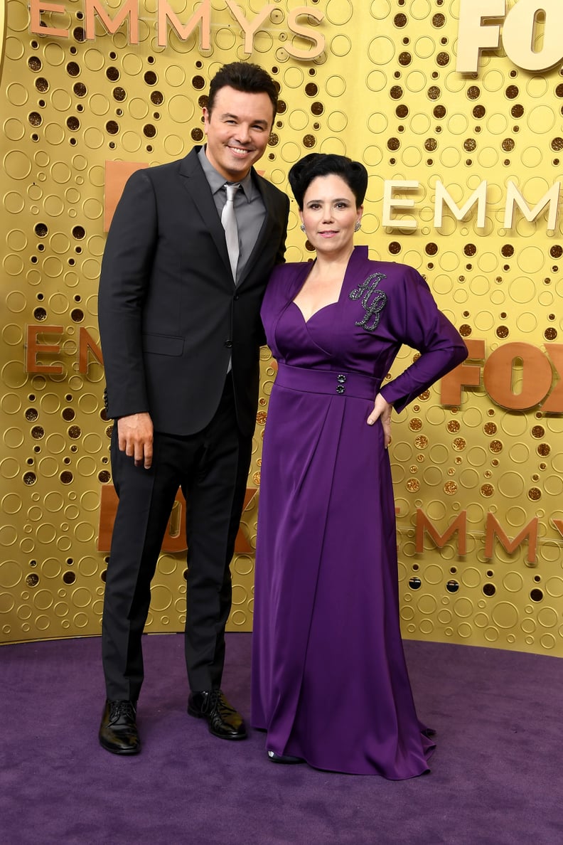 Seth MacFarlane and Alex Borstein at the 2019 Emmys