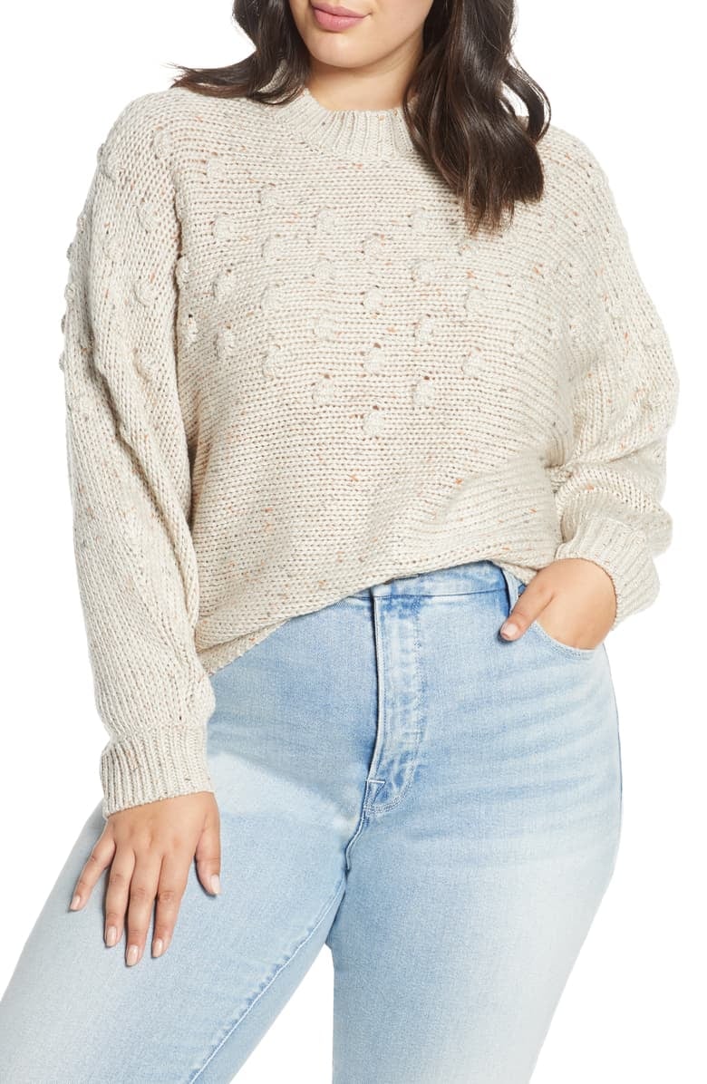 BP. Bobble Stitch Mock Neck Sweater 17 Neutral Sweaters You ll
