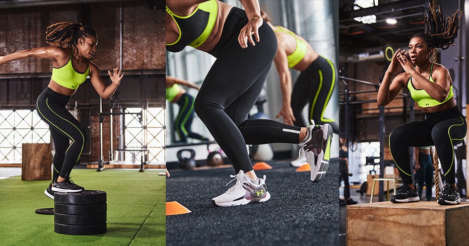Girls working discount out in leggings