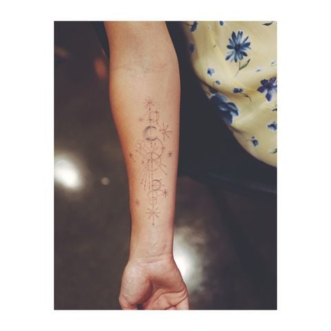Olivia Wilde's Galaxy Tattoo