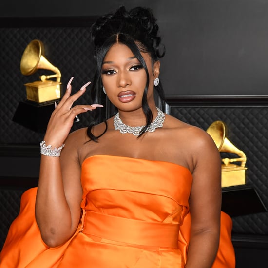 Megan Thee Stallion's '90s Hair and Makeup at Grammys 2021