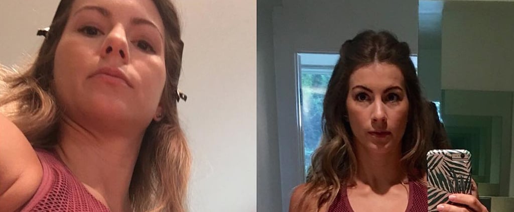 Fitness Blogger's Different Selfies Taken 2 Minutes Apart