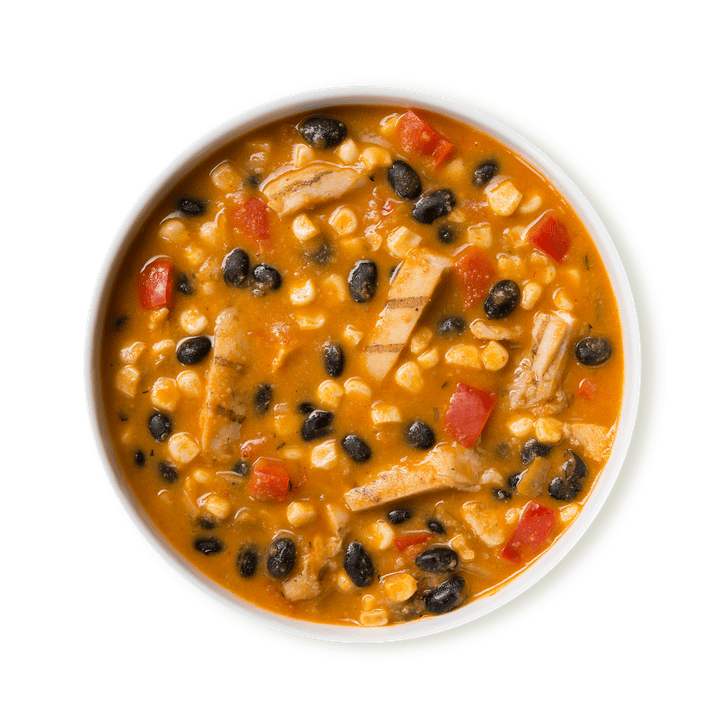 Tiller & Hatch Chicken Tortilla Stew With Black Beans, Red Peppers, and