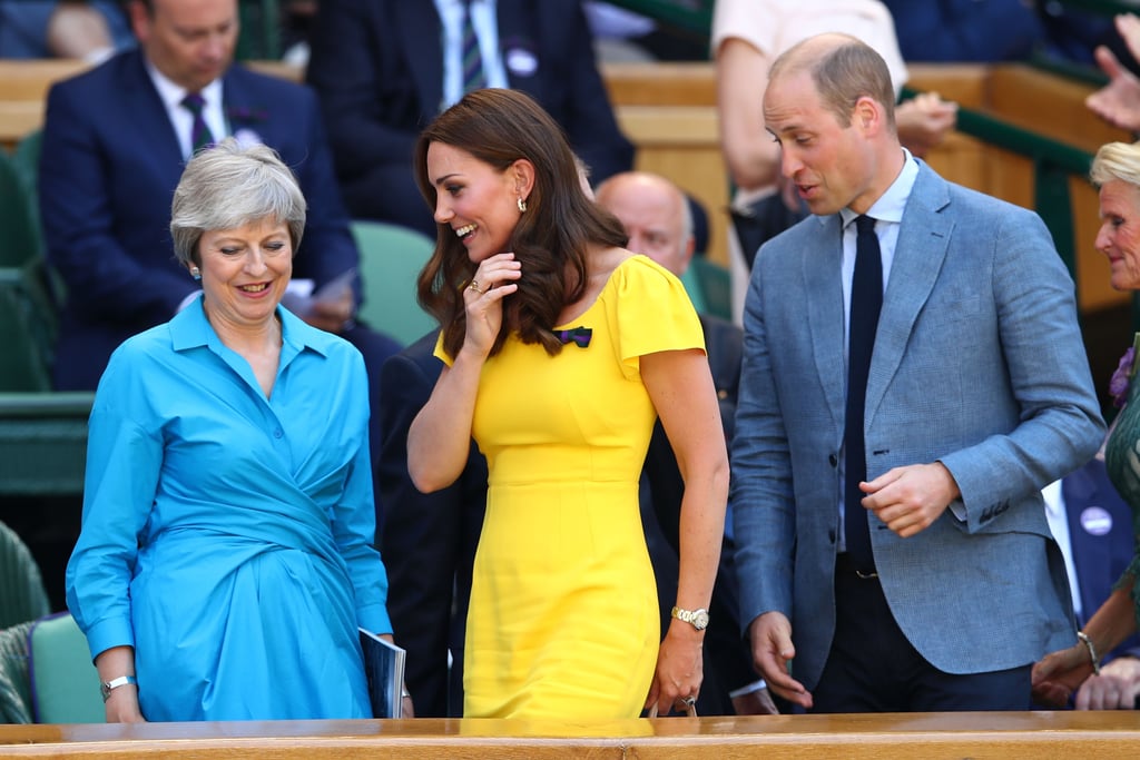 Kate Middleton Yellow Dress Wimbledon 2018