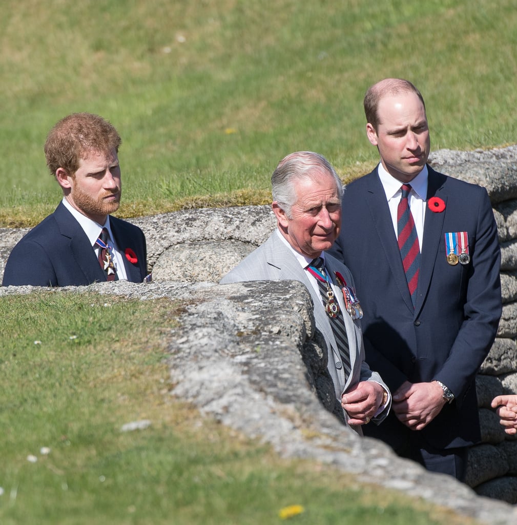 Prince William and Prince Harry at Anniversary of Vimy Ridge