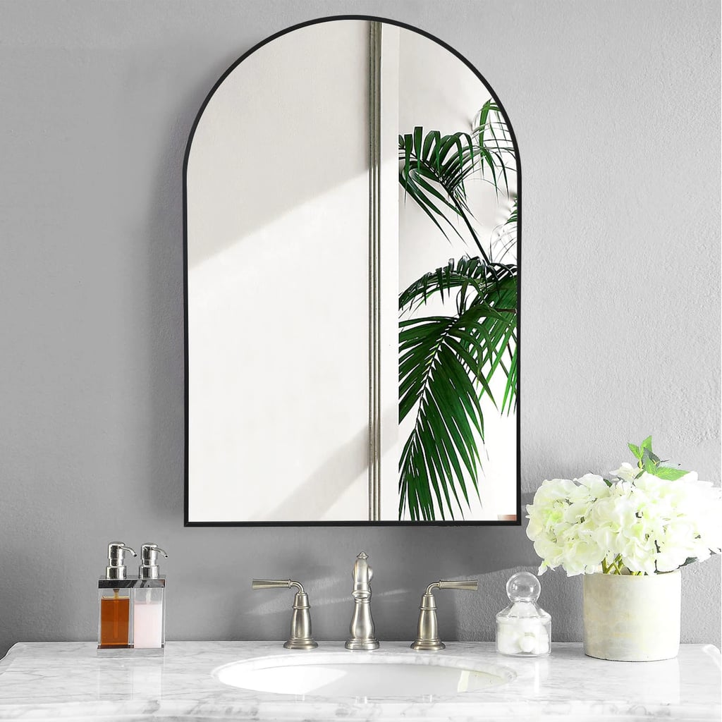 A Bathroom Mirror: Modern Thin Frame Arch Mirror