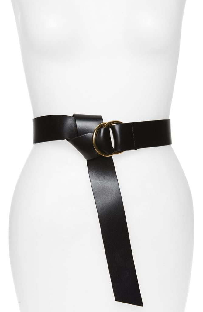 Something Navy Faux Tie-Front Belt