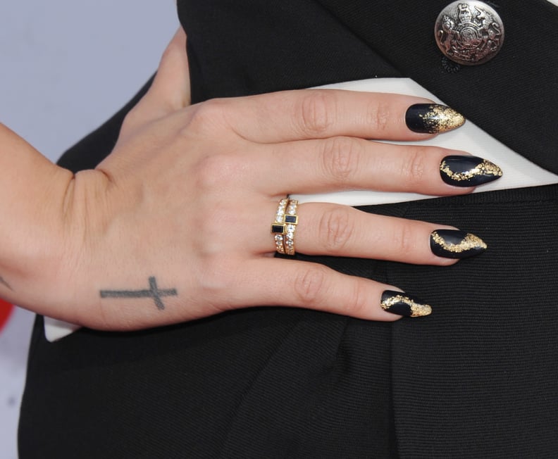 Demi Lovato's Cross Tattoo