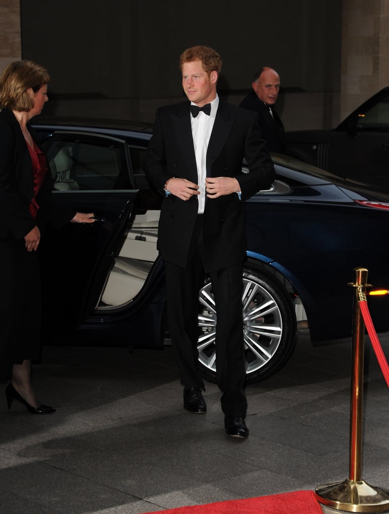 May 2013: Prince Harry at the Walking With the Wounded Crystal Ball in London