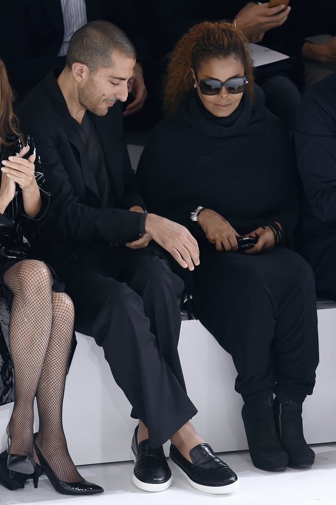 Janet Jackson and Wissam Al Mana at Paris Fashion Week