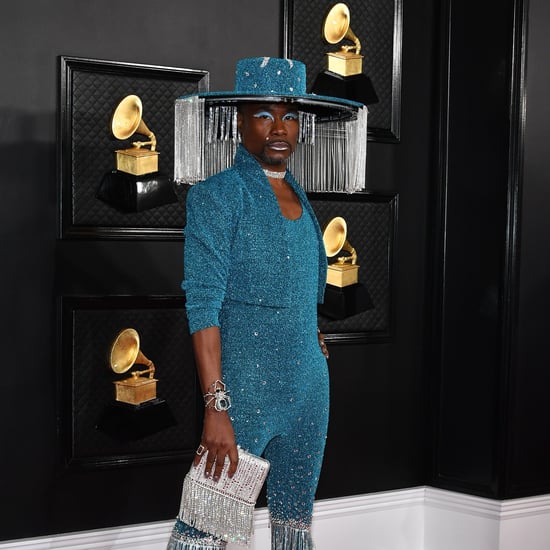 Billy Porter's Blue Sequinned Outfit at the Grammys 2020