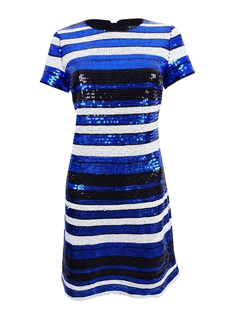 Guess Stripe Short Sleeve Dress