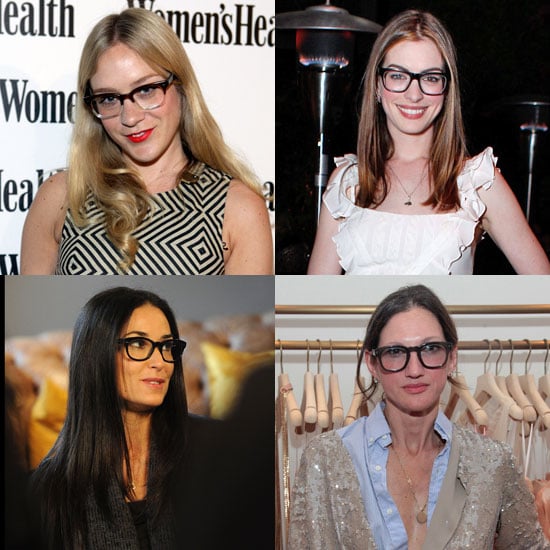 Celebrities Wear Geek Chic Glasses Trend Popsugar Fashion 8807